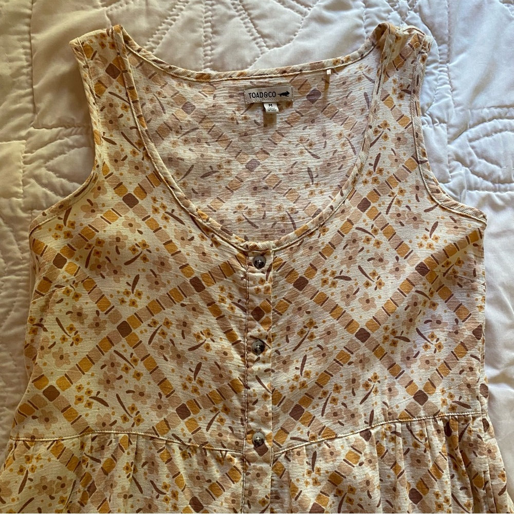 Toad&Co organic cotton sun dress